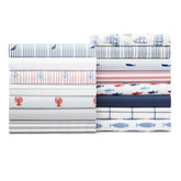 Nautica Cotton Percale Deep Pocket Bed Sheet Sets