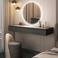 Smart LED Backlit Bathroom Large Round Mirror Anti-Fog 3 Colors Touch