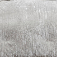 Jay 7 Piece King Comforter Set, Polyester Velvet Deluxe Texture, White