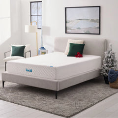 Lucid SureCool 12-inch Gel Memory Foam Mattress, Made in the USA