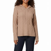Cyrus Pullover Cable Knit Hoodie