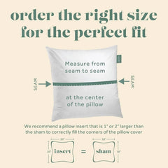 Set of 2 Decorative Throw Pillow Insert, Down and Feathers Fill 100% Cotton Cover Square Pillow Insert