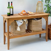 Cambridge Casual Leon Teak Outdoor Console Table