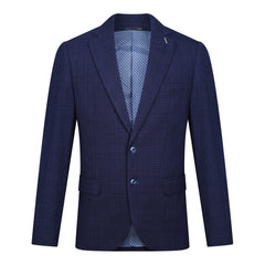 Tahari Slim Fit Plaid Blazer