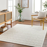 Livabliss Melitta Global Stripe Machine Washable Area Rug