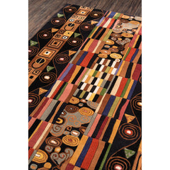 Momeni New Wave Hand Tufted New Zealand Wool Contemporary Abstract Area Rug.