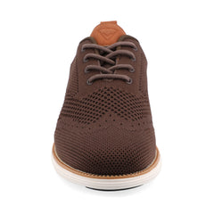 Vance Mens Medium and Wide Width Mens Ezra Knit Wingtip Dress Shoe