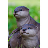 Playful Otters - Ultra Realistic Garden Statue