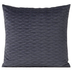 Siscovers Fluctuate Pleated Velvet Throw Pillow