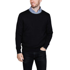 TailorByrd Men's Fine Knit Crewneck Sweater