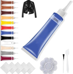 Advanced Leather Repair Gel, 2025 New Car Seat Leather Repair Kit, Vinyl Repair Kit, Multifunctional Sofa and Jacket Repair, for Seats, Sofas, Wallets, Jackets, Etc. (Red)