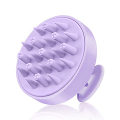 HEETA Hair Scalp Massager for Hair Growth, Shampoo Brush, Scalp Scrubber Exfoliator with Soft Silicone Bristles for Dandruff Removal to Relieve Stress, Wet Dry Use Updated Material, Beige