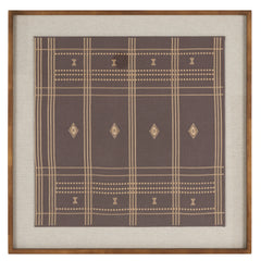 SAFAVIEH Home Terra 30-inch Black Framed Textile Art