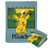 Pokemon Pikachu's Adventure Sherpa Throw Blanket