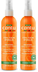 Cantu Coil Calm Detangler with Shea Butter for Natural Hair, 8 fl oz