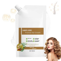 300ML Anti-Hair Fall Hair Loss Shampoo, Anti-Hair Fall Promote Hair Growth Shampoo for Women Men Hair Loss,Rich in Various Plant Extracts, Moisturizing & Promoting Hair Growth(1pcs)