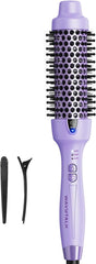 Wavytalk Updated Version Thermal Brush for Blowout Look, Blowout Express 1.5 Inch Ionic Thermal Round Brush Makes Hair Smoother Get Natural Curls, Dual Voltage, Easy to Use