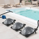 Gymax 3PCS Colar Dome Heater w/ Transparent Cover Black Heating Coil
