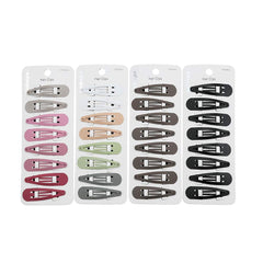 minihope snap hair clips for women, .snap clips for grils,Surface metal flash powder,5cm,24 Count (Pack of 1)…