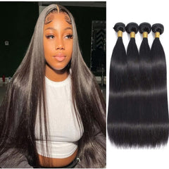 Feibin 13x4 Lace Frontal Closure 8 Inch Ear To Ear Free Part lace Closure Brazilian Silky Straight Frontal Human Hair Extensions Pre-Plucked Frontals Closure Natural Black Color