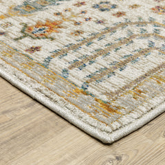 Style Haven Adalynn Ancient Traditions Ivory/Gold Area Rug