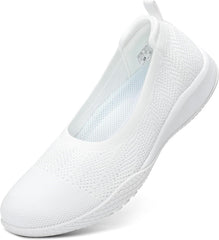 Women's Flats Slip On Go Walk Shoes for Women Comfortable Walking Sneakers Knit Low Wedge Dressy Ballet Shoes Zapatos para Mujer