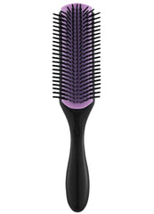 Hair Brush for Women Men Curly Wet or Dry Hair Classic Detangling Brushes 7 Row for Natural Thick Hair, Blow Styling Separating, Shaping Defining Curls Tools Travel Bristle Black Hairbrush