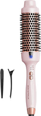Wavytalk Updated Version Thermal Brush for Blowout Look, Blowout Express 1.5 Inch Ionic Thermal Round Brush Makes Hair Smoother Get Natural Curls, Dual Voltage, Easy to Use