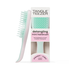 Tangle Teezer Ultimate Detangler Hairbrush, Eliminates Knots & Reduces Breakage, Mini Hair Brush for Travel, Small Hands & All Hair Types, Wisteria Leaf