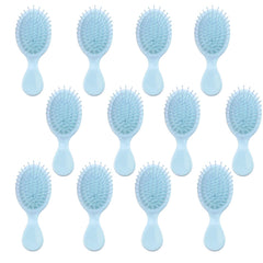 12 Pack Mini Hair Brush Bulk, Wet Hair Brush for Travel, Mini Brush for Most Hair Types, Travel Brushes, Bridesmaid Gifts