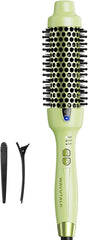Wavytalk Updated Version Thermal Brush for Blowout Look, Blowout Express 1.5 Inch Ionic Thermal Round Brush Makes Hair Smoother Get Natural Curls, Dual Voltage, Easy to Use