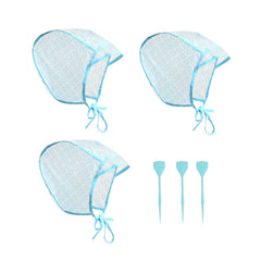 Hair Coloring Kit Highlight Cap Hair Coloring Dye Cap Frosting Cap with Plastic Crochet Hook for Dyeing Hairdressing (1 Pc)