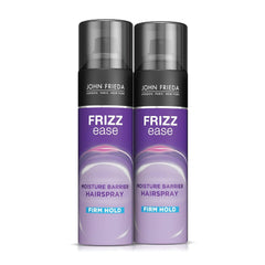 John Frieda Frizz Ease Moisture Barrier Hairspray, Firm Hold Hairspray, Seals Out Moisture, Blocks Frizz, Protects Against Heat, and Keeps Hair Straight with Long-Lasting Hold, 12 Oz