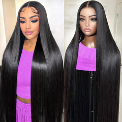 13x6 Hd Lace Front Wigs Human Hair 220 Density Straight Lace Front Wigs Human Hair 28inch Frontal Wigs Human Hair for Black Women