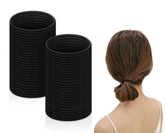 DS. DISTINCTIVE STYLE Hair Ties 50 Pieces 2.5 mm Elastic Hair Bands Hair Rubber Bands Ponytail Holders (Pink)