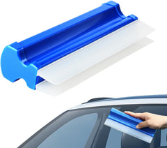 Glass Wiper Tool - Compact ABS Handle, Soft Silicone Strip | Double-Row Smudge Removal Innovation, Seamless Liquid Slide Function Shower Windshield Kitchen Car Panel Smooth Finish