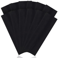 12 Pack Sports Headbands for Women, Non-Slip Elastic Soft Hair Bands, Fashion Hair Warp for Workout, Yoga, Running, Fitness, Black