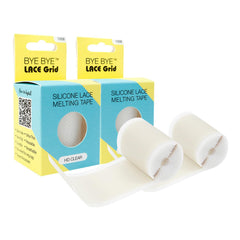 STUDIO LIMITED Fake Scalp Tape Lace Wig Grids and Knots Eraser Silicone Melting Tape, Bye Bye Lace Grid HD Natural Hide Cover Skinlike Durable Breathable Reusable Ultra-Thin Non-Slip Tape (Natural)