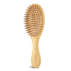 Bamboo Hair Brush, Paddle Detangling Brush for Scalp Massage & Hair Growth, Anti-Frizz & Static-Free, for Thick, Thin, Curly & Dry Hair