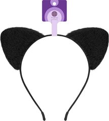 WantGor Cat Ears Headband, Women Plush Cat Headbands Cute Cat Costume Hairband Accessories for Halloween Party Cosplay