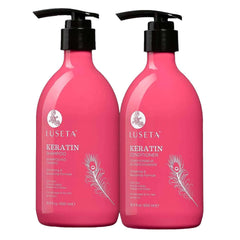 Luseta Rice Water Shampoo and conditioner Set Strengthening & Nourishing Revitalizes Shine for All Hair Types Hydrating & Frizz Control for Women and Men 16.9oz*2