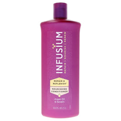 Infusium Repair & Replenish Nourishing Conditioner, with Keratin & Argan Oil, for All Hair Types, 13.5 fl oz