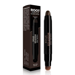 Dual Head Hairline Modifier Filler Stick, Hair Color Dye Pen with Brush, Long Lasting & Waterproof Temporary Hair Stick for Cover Thinning and Gray Hair, Hairline Conceale for Women & Men, Dark Brown