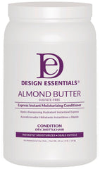 Design Essentials Almond Butter Express Instant Moisturizing Conditioner, For Hydrating and Moisturizing Dry, Brittle Hair, 11 oz (Pack of 1)