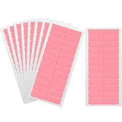 TecUnite 180 Pcs White Hair Extension Tape Tabs Bulk Double Sided Strong Adhesive Hair Tape in Extension Replacement Wig Strip Waterproof Beauty Tool for Cosplay Party Lace Wigs Toupee Hairpiece
