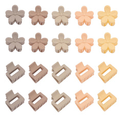 SuPoo 80 Pcs Butterfly and Floral Hair Accessories: Mini Clips, Tiny Colorful Claws for Girls, Babies, Toddlers, Y2K Style