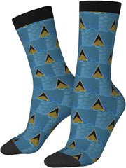 Flag Of Saint Lucia Socks For Men Women Gift Wicking Sport Casual Running Socks