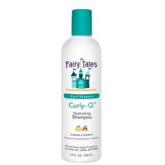 Fairy Tales Curly Q Hydrating Kids Shampoo 12oz and Conditioner 8oz - Paraben, Sulfate, Gluten, and Nut Free - For All Curl Types Including Multi Cultural Hair (2 Pack)