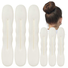 10PCS Hair Bun Maker for Women, Magic Snap Roll Sponge Curler Clips, Easy Donut Maker for Easy Bun Twister, Ballet Buns, French Twist, Updo's, Waves & more - Strong, Flexible, Reusable