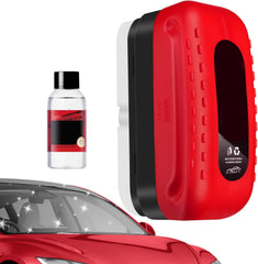 Car Glass Oil Film Cleaner, 2026 New Glass Cleaning Board for Cleaner View with Applicator, Universal Car Glas Oil Film Removal Anti-rain Mist Cleaning Wipes Brush for All Vehicles (1)
